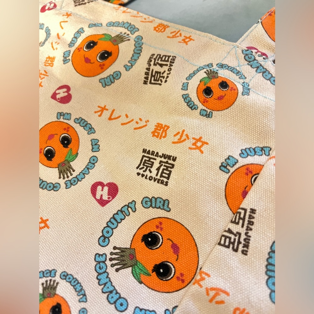 Gwen Stefani No Doubt Harajuku Lovers Orange County Girl Tote Bag Vintage 2006